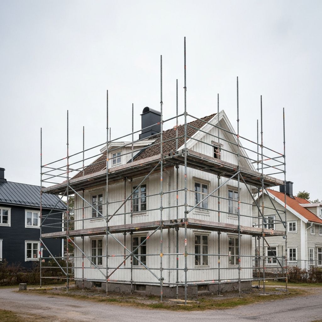 Fasadrenovering, Kungsbacka